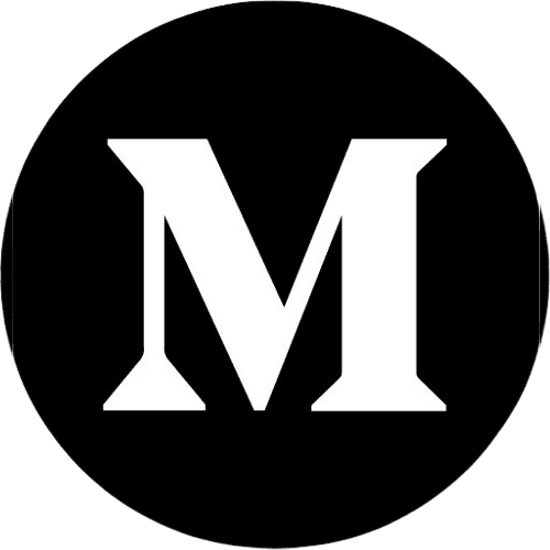 'M' logo